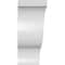 Ekena Millwork 5 1/2-in. W x 14-in. D x 14-in. H Funston Architectural Grade PVC Knee Brace BRCP055X14X14FST - alternate 5